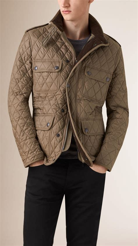 burberry quilted mens jacket